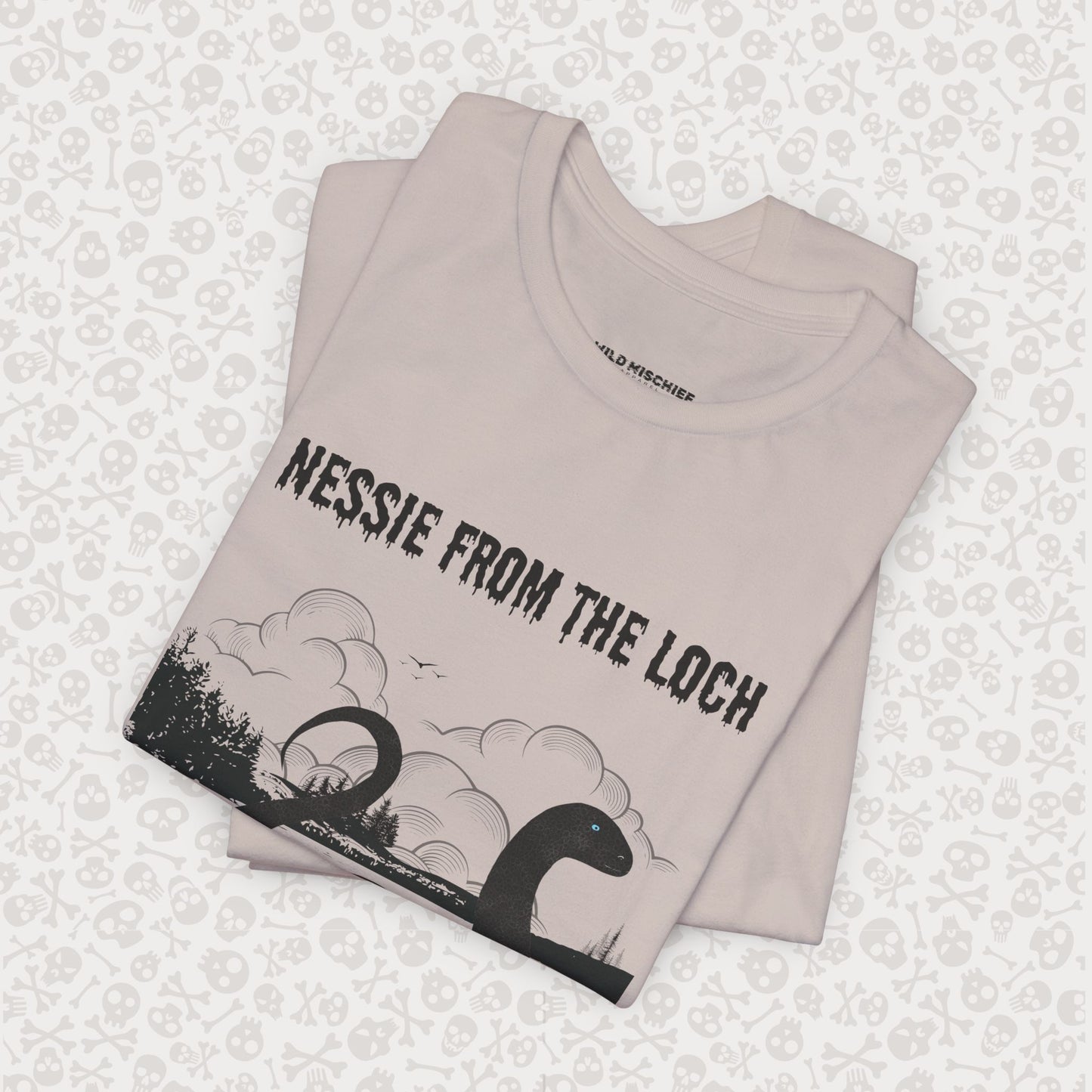 Camiseta de Nessie del Lago, camiseta de Nessie del Monstruo del Lago Ness, camiseta Cryptid, camiseta unisex de manga corta, Lago Ness