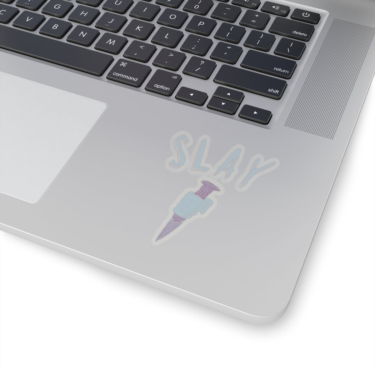 "Slay" Kiss-Cut Sticker - Vampire Slayer Sticker, Laptop Sticker