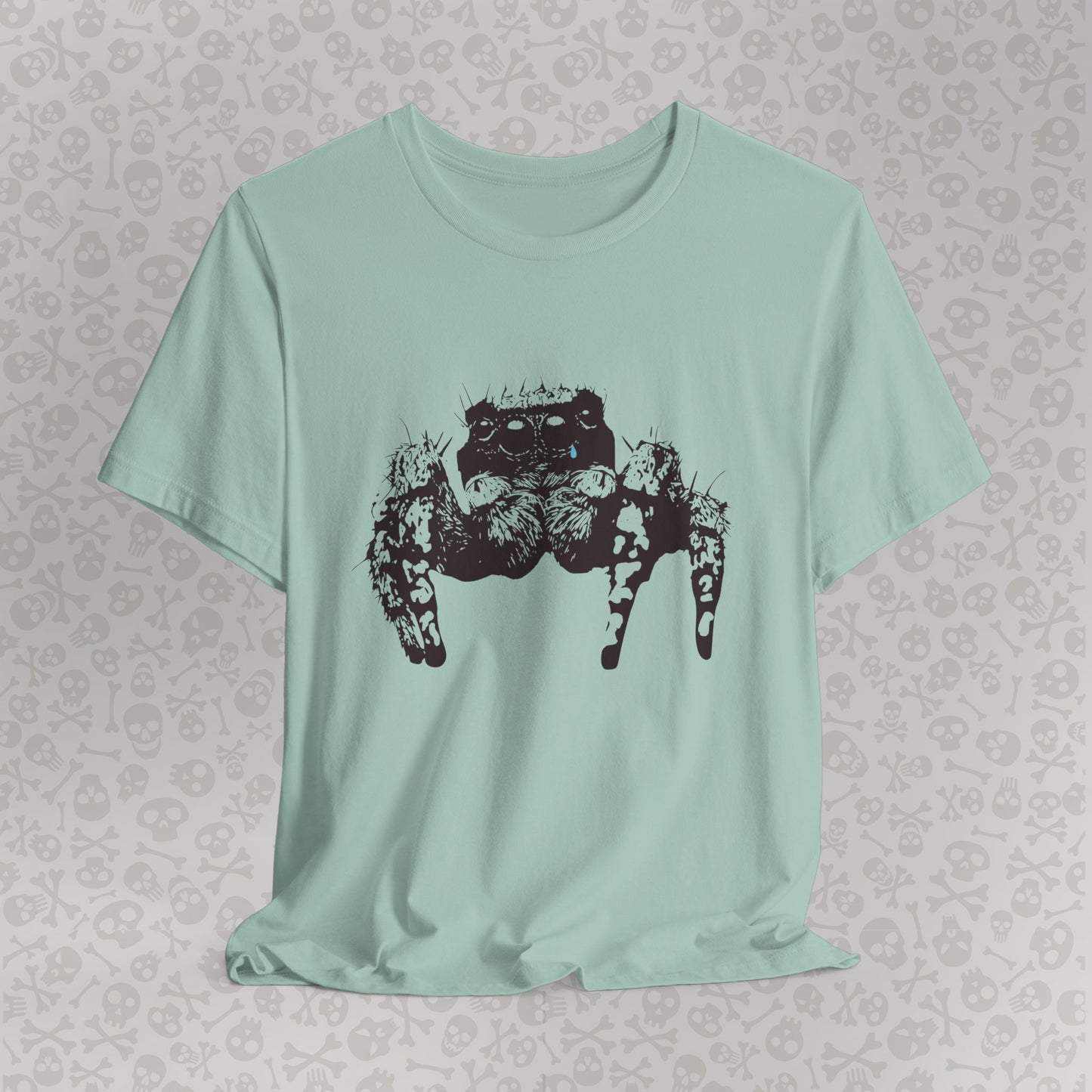 Sad Spider Unisex Tee, Spider T-Shirt, Cute Bug Shirt, Arachnid Tee, Insect Shirt, Nature Theme T-Shirt