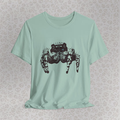 Sad Spider Unisex Tee, Spider T-Shirt, Cute Bug Shirt, Arachnid Tee, Insect Shirt, Nature Theme T-Shirt