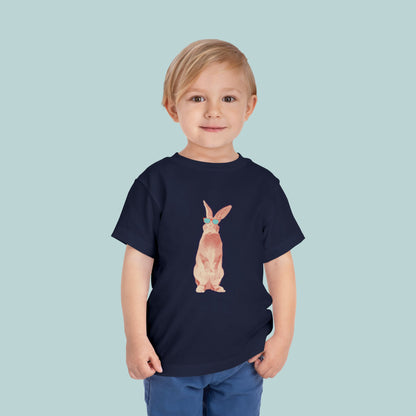 Cool Bunny Toddler Tee, Cute Kid's T-Shirt, Toddler Summer Shirt, Adorable Rabbit Tee, Playful Bunny Design, Great for Birthdays, Easter