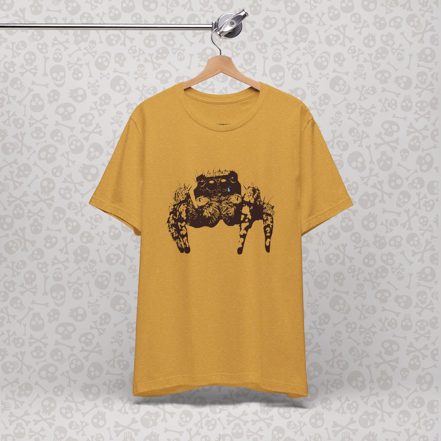 Sad Spider Unisex Tee, Spider T-Shirt, Cute Bug Shirt, Arachnid Tee, Insect Shirt, Nature Theme T-Shirt