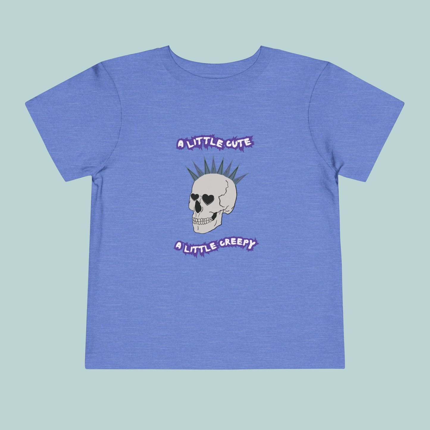 Cute & Creepy Toddler Tee, Perfect for Halloween or Valentine's Day, Kid's Punk Rock Style, Gift for Toddlers, Unique Toddler Apparel