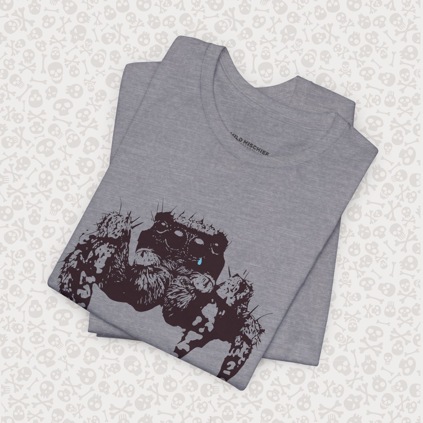 Sad Spider Unisex Tee, Spider T-Shirt, Cute Bug Shirt, Arachnid Tee, Insect Shirt, Nature Theme T-Shirt