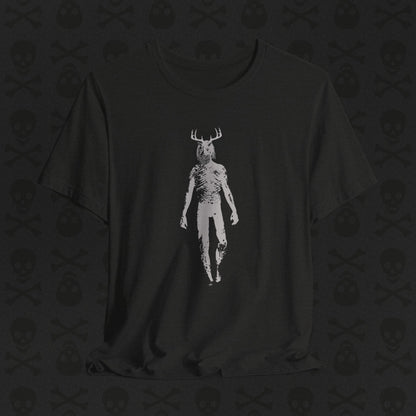 Camiseta Wendigo Críptica, Camiseta Unisex de Monstruo Caníbal, Camiseta con Gráfico de Terror, Camiseta de Criatura Mítica, Camiseta Escalofriante