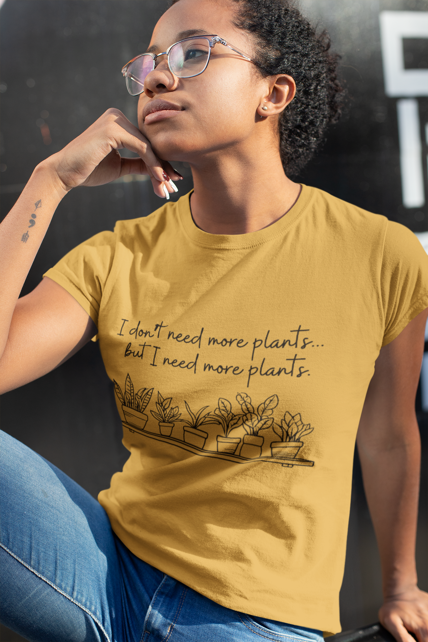 "I Don't Need More Plants...But I Need More Plants" Plant Lover T-shirt, Gardening Tee, Funny Plant Shirt, Plant Mom Shirt, Botanical Top, Succulent Lover Gift