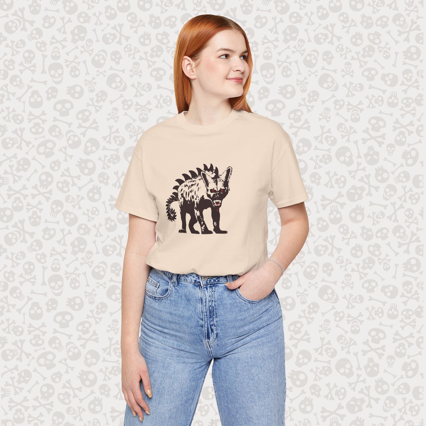 Chupacabra Cryptid T-Shirt, Creepy Mythical Creature Shirt, Unisex Jersey Tee, Horror Monster Graphic Top, Paranormal Cryptid Gift