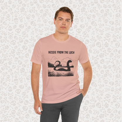 Camiseta de Nessie del Lago, camiseta de Nessie del Monstruo del Lago Ness, camiseta Cryptid, camiseta unisex de manga corta, Lago Ness