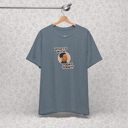 Empire Records "¿Qué pasa con 'Today' hoy?" - Camisa informal cómoda, regalo para amigos, humor, corte holgado, ropa para diario