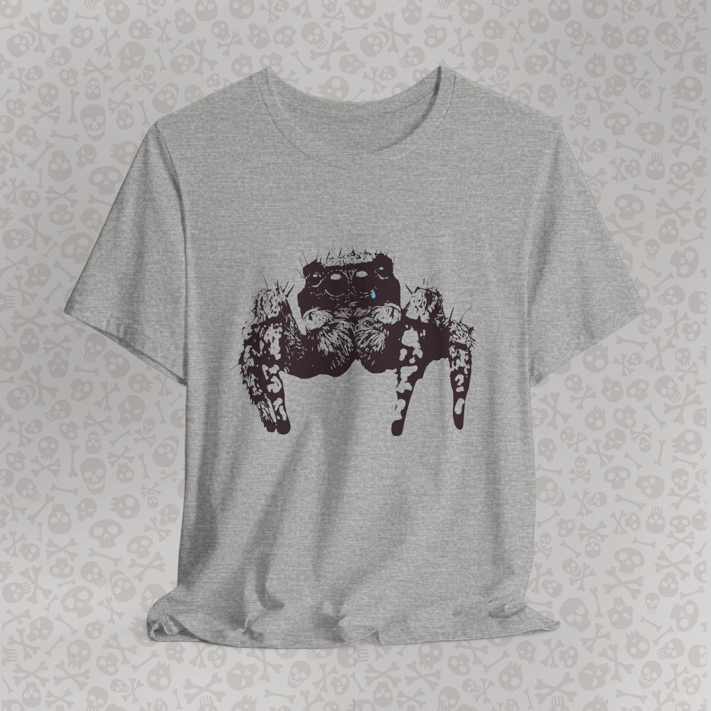 Sad Spider Unisex Tee, Spider T-Shirt, Cute Bug Shirt, Arachnid Tee, Insect Shirt, Nature Theme T-Shirt