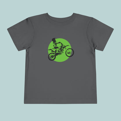 Dirt Bike Toddler Tee, Kids Motocross Shirt, Off-Road Child Top, Cool Children's T-Shirt for Boys and Girls, Birthday Gift for Toddlers