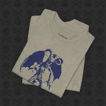 Camiseta Jersey Devil Cryptid, camiseta gráfica de criatura mítica. Camiseta unisex de manga corta, camiseta gráfica única para entusiastas de los críptidos.