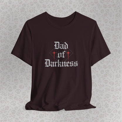 Dad of Darkness Unisex Tee, Gothic Father's Day Gift, Dad Life Shirt, Cool Dad, Spooky Dad Apparel, Doom Metal Dad, Punk Dad, Rebel Dad, Goth Dad