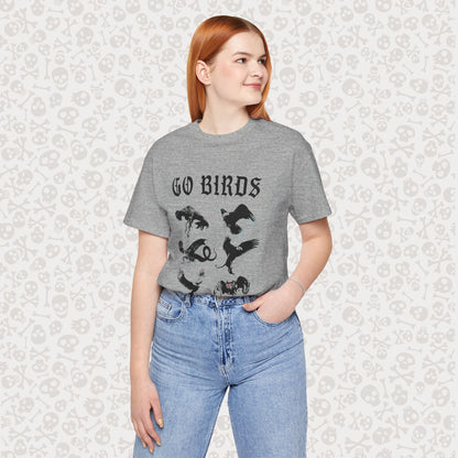 Go Birds Cryptids T-Shirt, Bird Cryptid Tee, Thunderbird Shirt, Snallygaster, Griffin, Phoenix, Devil Bird, Terror Bird, Philadelphia Shirt