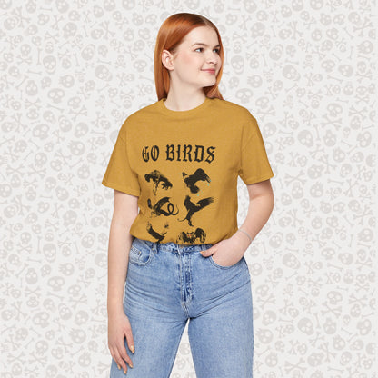 Go Birds Cryptids T-Shirt, Bird Cryptid Tee, Thunderbird Shirt, Snallygaster, Griffin, Phoenix, Devil Bird, Terror Bird, Philadelphia Shirt