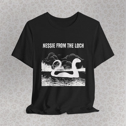 Camiseta de Nessie del Lago, camiseta de Nessie del Monstruo del Lago Ness, camiseta Cryptid, camiseta unisex de manga corta, Lago Ness
