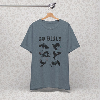 Go Birds Cryptids T-Shirt, Bird Cryptid Tee, Thunderbird Shirt, Snallygaster, Griffin, Phoenix, Devil Bird, Terror Bird, Philadelphia Shirt