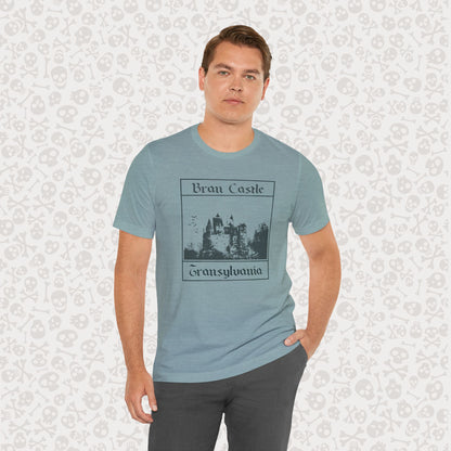 Bran Castle Transylvania T-Shirt, Dracula Shirt, Vampire Halloween Tee, Gothic Horror Shirt, Spooky Dracula Top, Halloween Costume Tee, Transylvania Romania