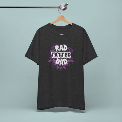 Rad Tatted Dad Tee - Perfect Gift for Fathers, Men's Casual Wear, Dad Birthday, Father's Day, Graphic Tee, Family Gathering
