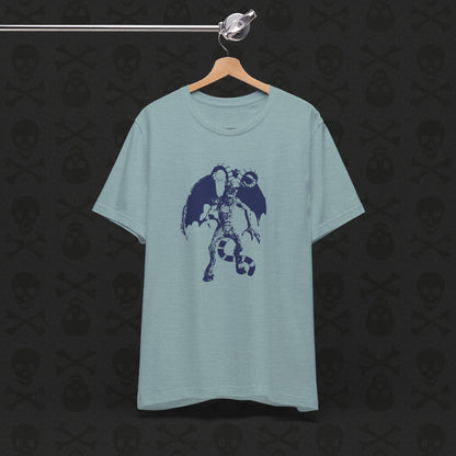 Camiseta Jersey Devil Cryptid, camiseta gráfica de criatura mítica. Camiseta unisex de manga corta, camiseta gráfica única para entusiastas de los críptidos.