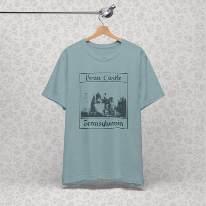 Bran Castle Transylvania T-Shirt, Dracula Shirt, Vampire Halloween Tee, Gothic Horror Shirt, Spooky Dracula Top, Halloween Costume Tee, Transylvania Romania