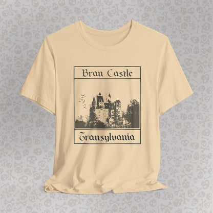 Bran Castle Transylvania T-Shirt, Dracula Shirt, Vampire Halloween Tee, Gothic Horror Shirt, Spooky Dracula Top, Halloween Costume Tee, Transylvania Romania