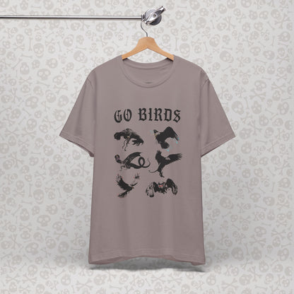 Go Birds Cryptids T-Shirt, Bird Cryptid Tee, Thunderbird Shirt, Snallygaster, Griffin, Phoenix, Devil Bird, Terror Bird, Philadelphia Shirt