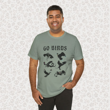 Go Birds Cryptids T-Shirt, Bird Cryptid Tee, Thunderbird Shirt, Snallygaster, Griffin, Phoenix, Devil Bird, Terror Bird, Philadelphia Shirt