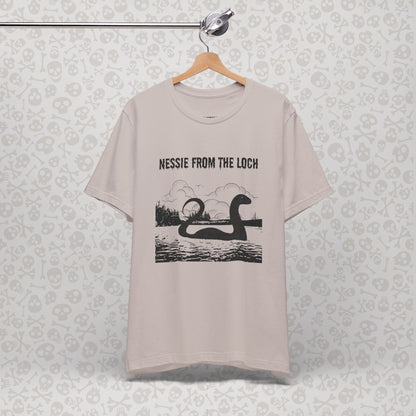 Camiseta de Nessie del Lago, camiseta de Nessie del Monstruo del Lago Ness, camiseta Cryptid, camiseta unisex de manga corta, Lago Ness