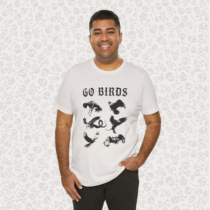 Go Birds Cryptids T-Shirt, Bird Cryptid Tee, Thunderbird Shirt, Snallygaster, Griffin, Phoenix, Devil Bird, Terror Bird, Philadelphia Shirt