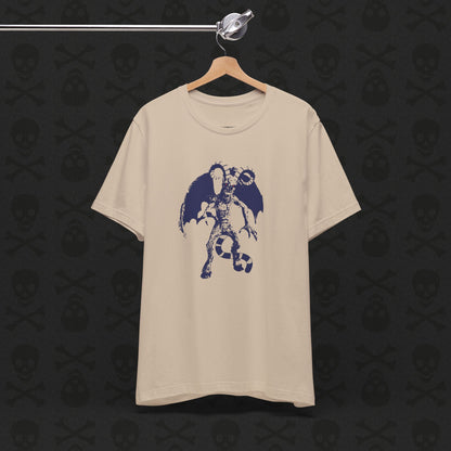 Camiseta Jersey Devil Cryptid, camiseta gráfica de criatura mítica. Camiseta unisex de manga corta, camiseta gráfica única para entusiastas de los críptidos.