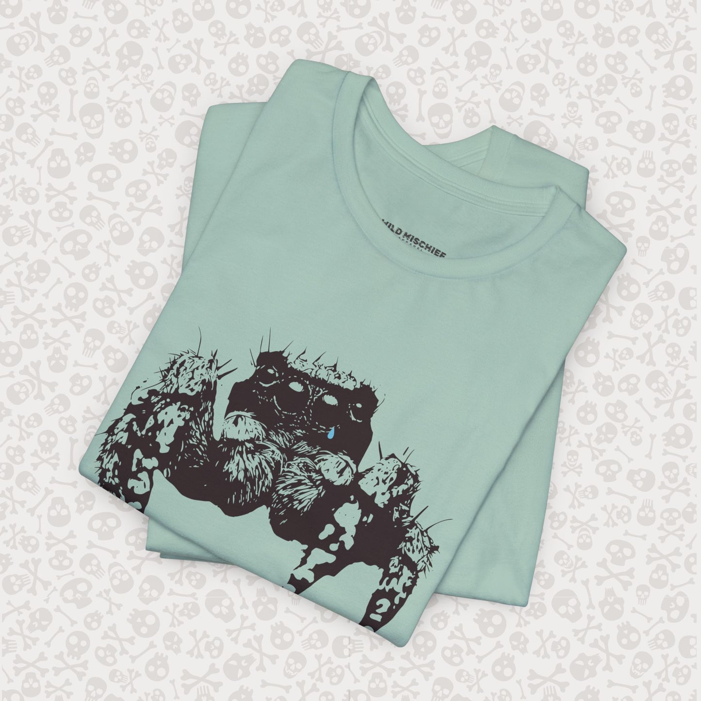 Sad Spider Unisex Tee, Spider T-Shirt, Cute Bug Shirt, Arachnid Tee, Insect Shirt, Nature Theme T-Shirt