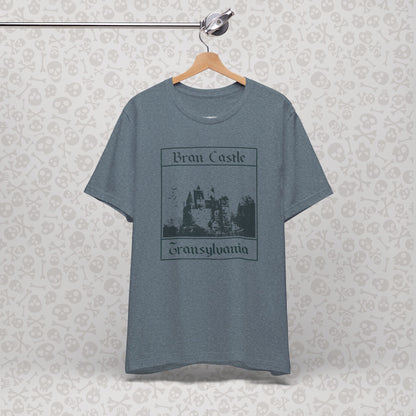 Bran Castle Transylvania T-Shirt, Dracula Shirt, Vampire Halloween Tee, Gothic Horror Shirt, Spooky Dracula Top, Halloween Costume Tee, Transylvania Romania
