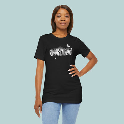 Spooky Mom Tee, Ghostly Apparel, Goth Mom Jersey Short Sleeve Tee, Punk Mom Shirt, Halloween Shirt, Alternative Clothing, Mother's Day