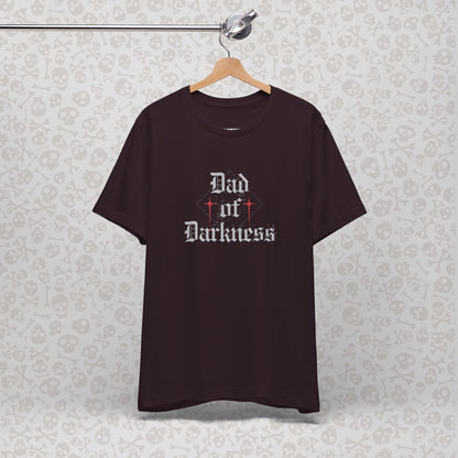 Dad of Darkness Unisex Tee, Gothic Father's Day Gift, Dad Life Shirt, Cool Dad, Spooky Dad Apparel, Doom Metal Dad, Punk Dad, Rebel Dad, Goth Dad