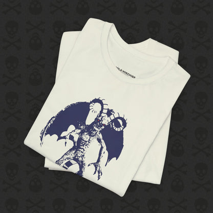 Camiseta Jersey Devil Cryptid, camiseta gráfica de criatura mítica. Camiseta unisex de manga corta, camiseta gráfica única para entusiastas de los críptidos.