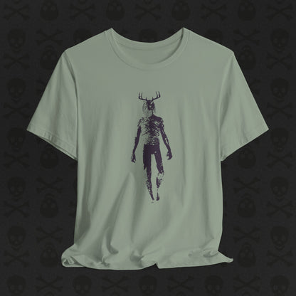 Camiseta Wendigo Críptica, Camiseta Unisex de Monstruo Caníbal, Camiseta con Gráfico de Terror, Camiseta de Criatura Mítica, Camiseta Escalofriante