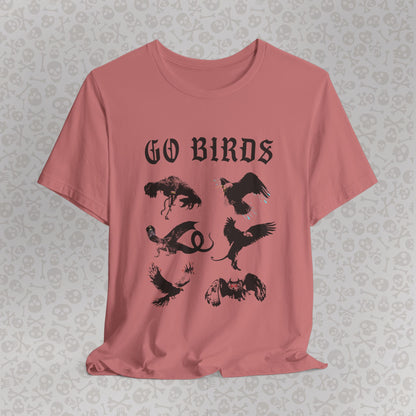 Go Birds Cryptids T-Shirt, Bird Cryptid Tee, Thunderbird Shirt, Snallygaster, Griffin, Phoenix, Devil Bird, Terror Bird, Philadelphia Shirt
