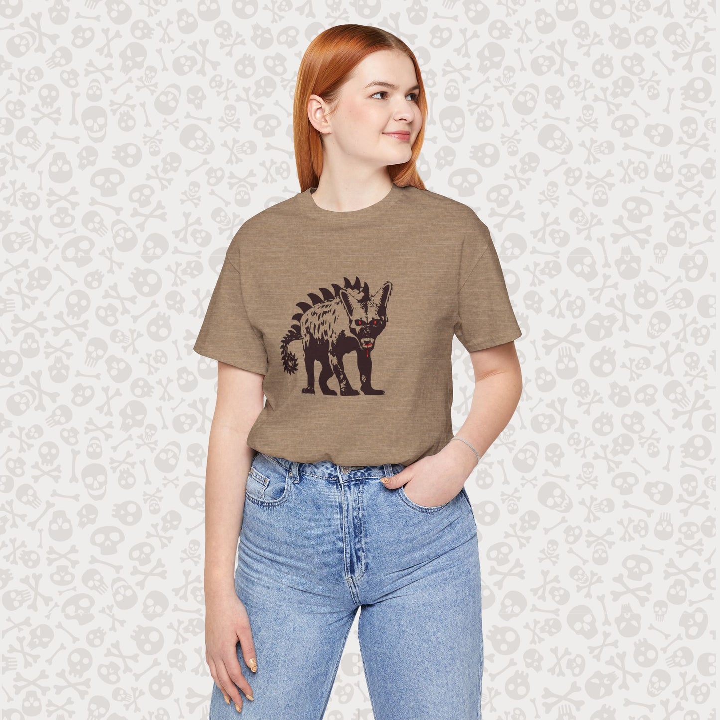 Chupacabra Cryptid T-Shirt, Creepy Mythical Creature Shirt, Unisex Jersey Tee, Horror Monster Graphic Top, Paranormal Cryptid Gift