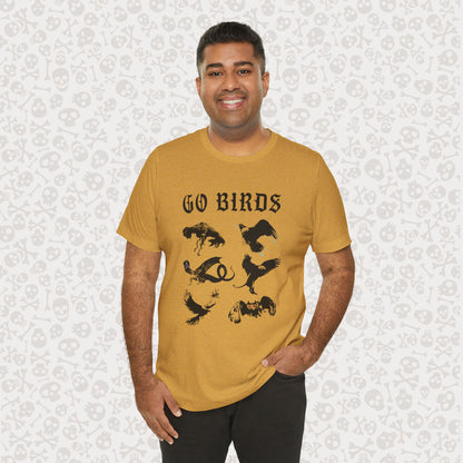 Go Birds Cryptids T-Shirt, Bird Cryptid Tee, Thunderbird Shirt, Snallygaster, Griffin, Phoenix, Devil Bird, Terror Bird, Philadelphia Shirt