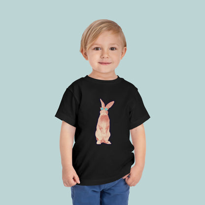 Cool Bunny Toddler Tee, Cute Kid's T-Shirt, Toddler Summer Shirt, Adorable Rabbit Tee, Playful Bunny Design, Great for Birthdays, Easter