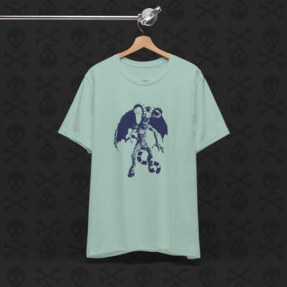 Camiseta Jersey Devil Cryptid, camiseta gráfica de criatura mítica. Camiseta unisex de manga corta, camiseta gráfica única para entusiastas de los críptidos.