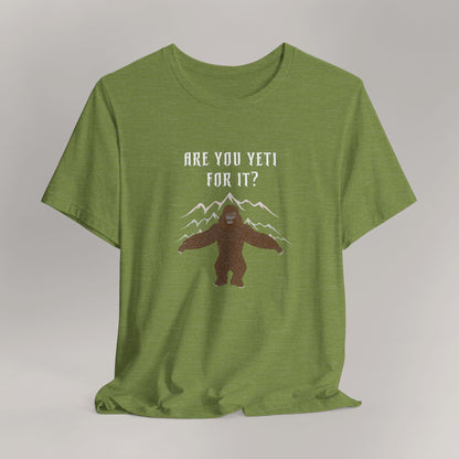 Yeti Adventure Tee | Cryptid Shirt, Fun Outdoor Apparel, Cool Gift for Nature Lovers, Camping T-Shirt, Hiking Outfit, Unique Graphic Tee