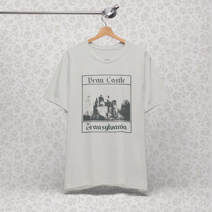 Bran Castle Transylvania T-Shirt, Dracula Shirt, Vampire Halloween Tee, Gothic Horror Shirt, Spooky Dracula Top, Halloween Costume Tee, Transylvania Romania