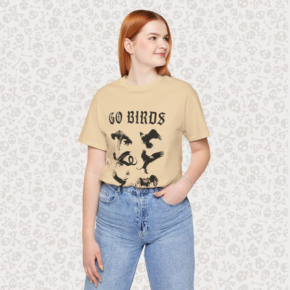 Go Birds Cryptids T-Shirt, Bird Cryptid Tee, Thunderbird Shirt, Snallygaster, Griffin, Phoenix, Devil Bird, Terror Bird, Philadelphia Shirt