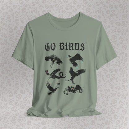Go Birds Cryptids T-Shirt, Bird Cryptid Tee, Thunderbird Shirt, Snallygaster, Griffin, Phoenix, Devil Bird, Terror Bird, Philadelphia Shirt