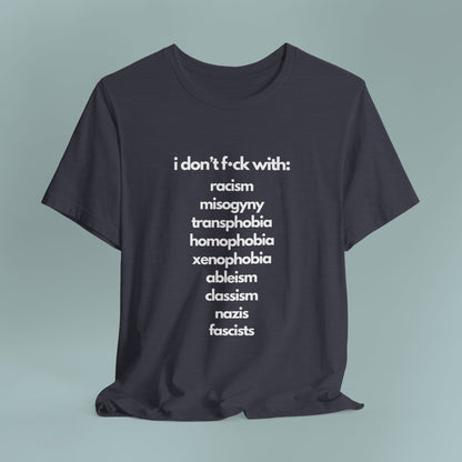 Social Justice Unisex Cotton Tee | Anti-Discrimination Shirt for Activism, Pride Events, Inclusivity, Everyday Wear