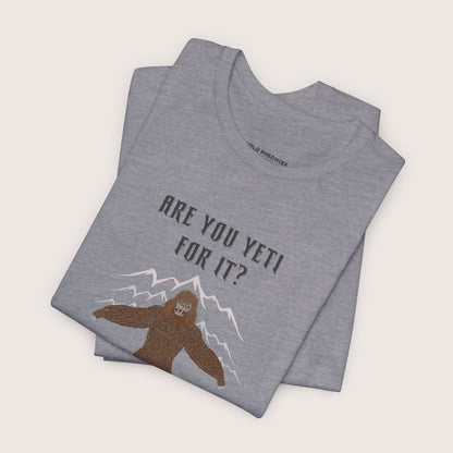 Yeti Adventure Tee | Cryptid Shirt, Fun Outdoor Apparel, Cool Gift for Nature Lovers, Camping T-Shirt, Hiking Outfit, Unique Graphic Tee
