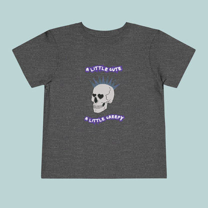 Cute & Creepy Toddler Tee, Perfect for Halloween or Valentine's Day, Kid's Punk Rock Style, Gift for Toddlers, Unique Toddler Apparel