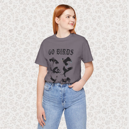 Go Birds Cryptids T-Shirt, Bird Cryptid Tee, Thunderbird Shirt, Snallygaster, Griffin, Phoenix, Devil Bird, Terror Bird, Philadelphia Shirt
